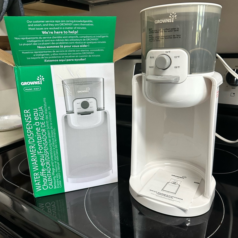 White Water Warmer Dispenser